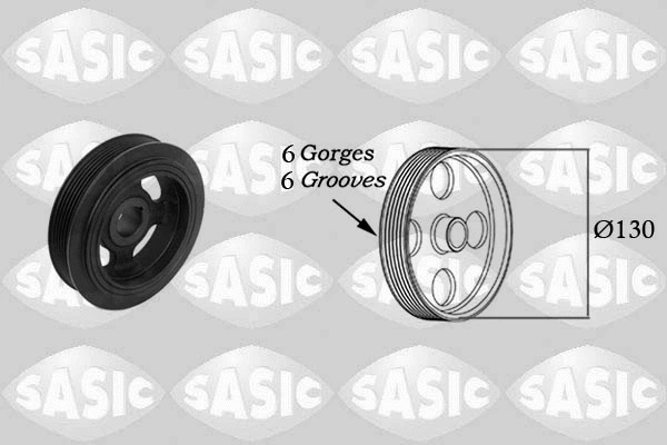 Belt Pulley, crankshaft (2156048)