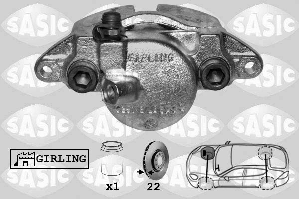 Brake Caliper (SCA6163)