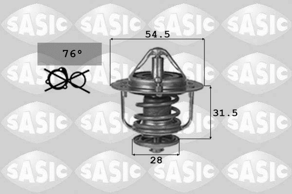 Thermostat, coolant (9000725)