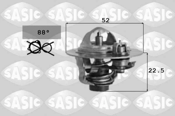 Thermostat, coolant (9000089)