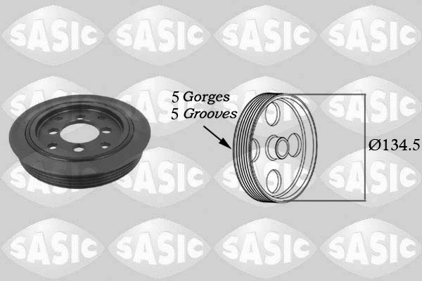Belt Pulley, crankshaft (9001815)