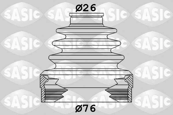 Bellow Kit, drive shaft (1904019)