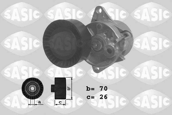 Belt Tensioner, V-ribbed belt (1626137)