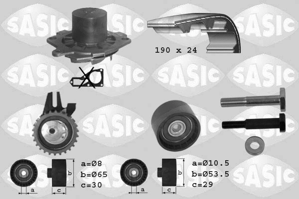 Water Pump & Timing Belt Kit (3906004)