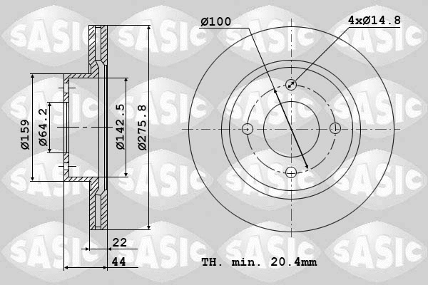 Brake Disc (9004806J)