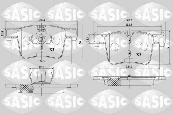 Brake Pad Set, disc brake (6216173)