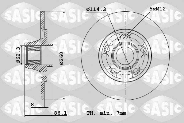 Brake Disc (6104029)