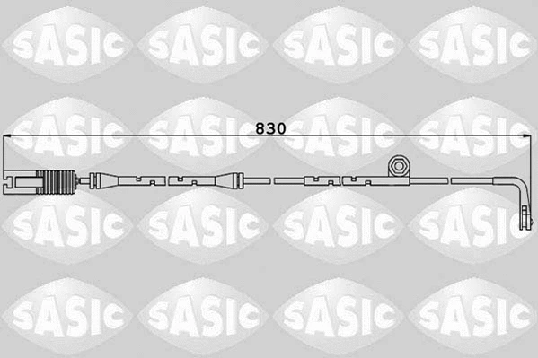 Warning Contact, brake pad wear (6236031)