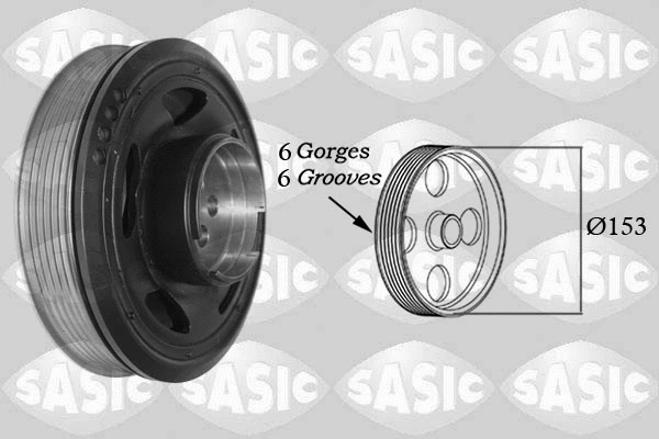Belt Pulley, crankshaft (2156085)