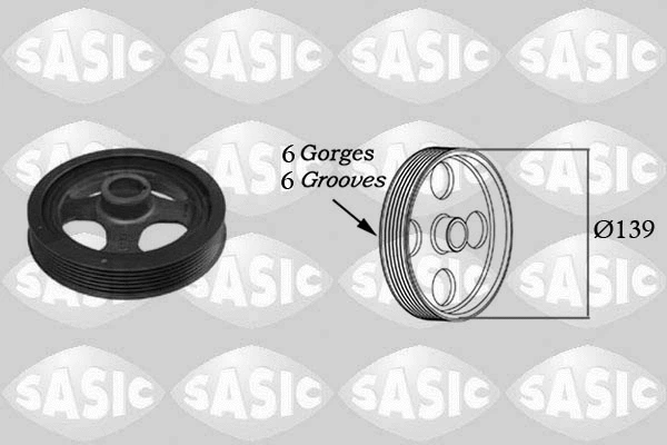 Belt Pulley, crankshaft (2156028)