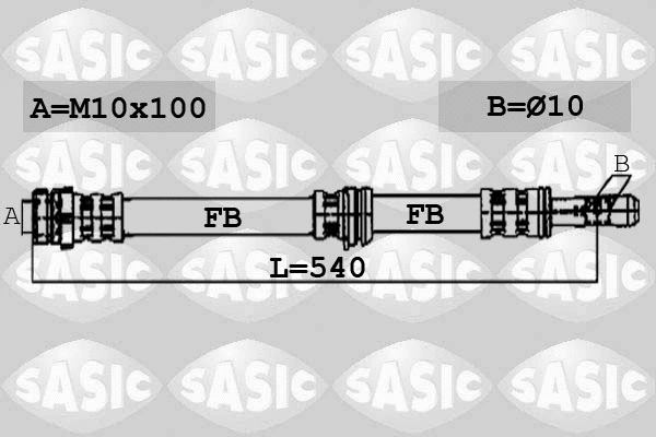 Brake Hose (6606061)