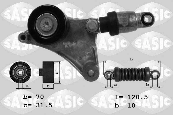 Belt Tensioner, V-ribbed belt (1626165)