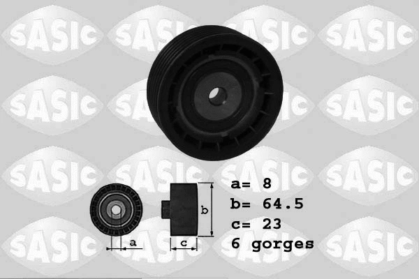 Deflection/Guide Pulley, V-ribbed belt (1626155)