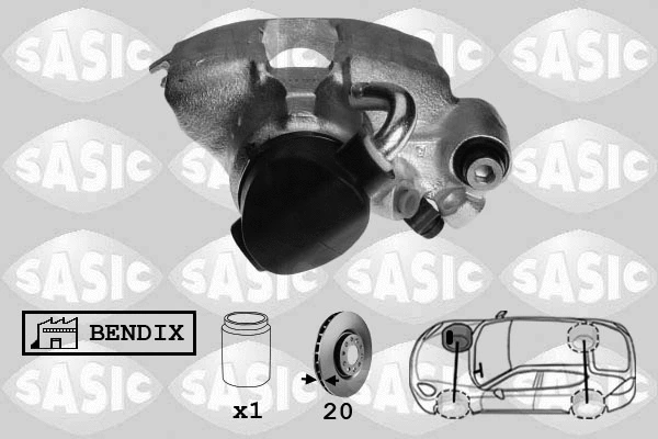 Brake Caliper (SCA0057)