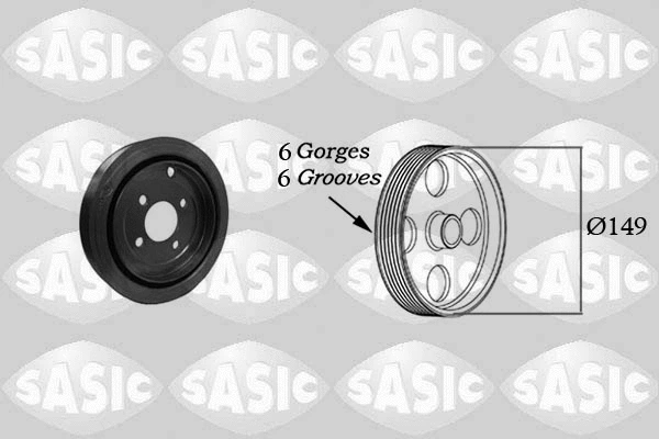 Belt Pulley, crankshaft (2150018)