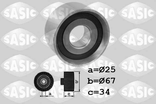 Deflection/Guide Pulley, timing belt (1700034)