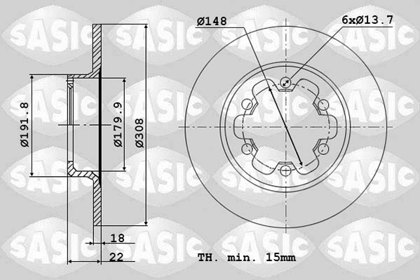 Brake Disc (6106299)