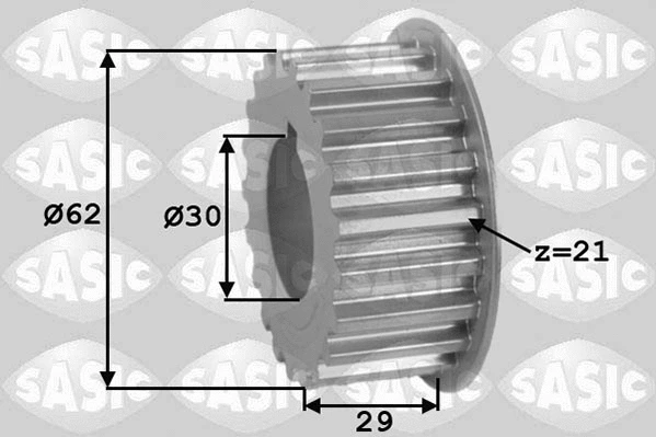 Sprocket, crankshaft (1600001)