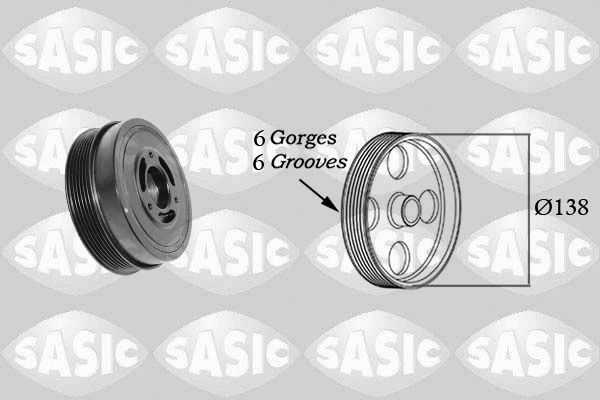Belt Pulley, crankshaft (2156082)