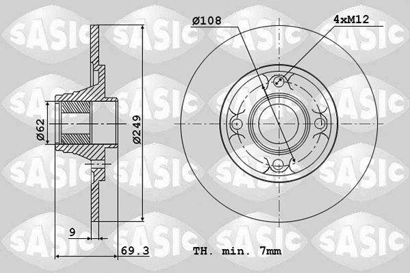 Brake Disc (6100004)