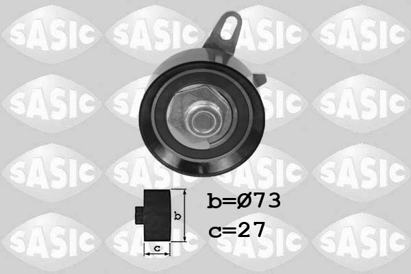 Tensioner Pulley, timing belt (1706054)
