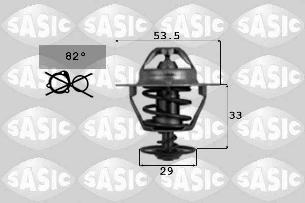Thermostat, coolant (9000107)