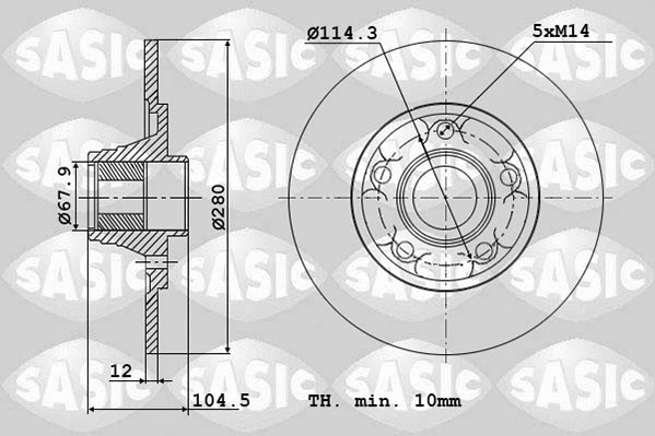 Brake Disc (6104053)