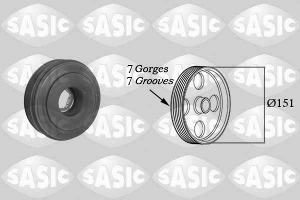 Belt Pulley, crankshaft (2154021)