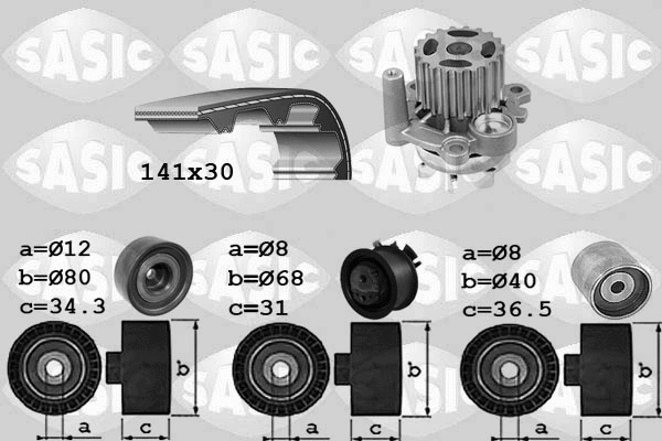 Water Pump & Timing Belt Kit (3906053)