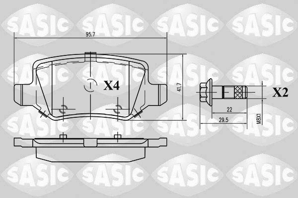 Brake Pad Set, disc brake (6216021)