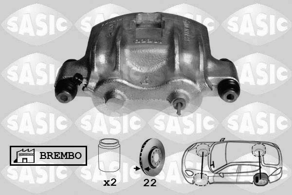 Brake Caliper (6506041)