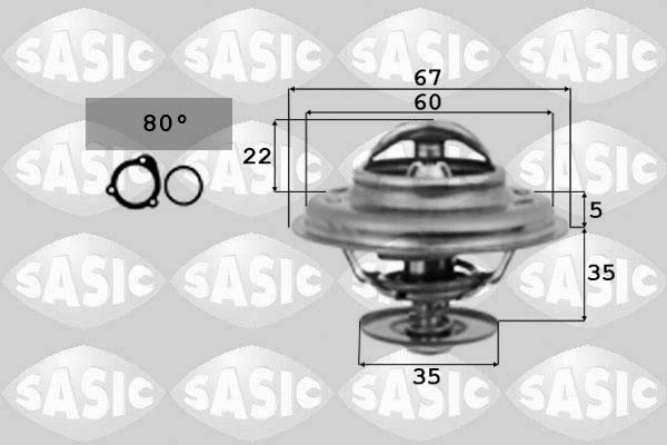 Thermostat, coolant (9000337)