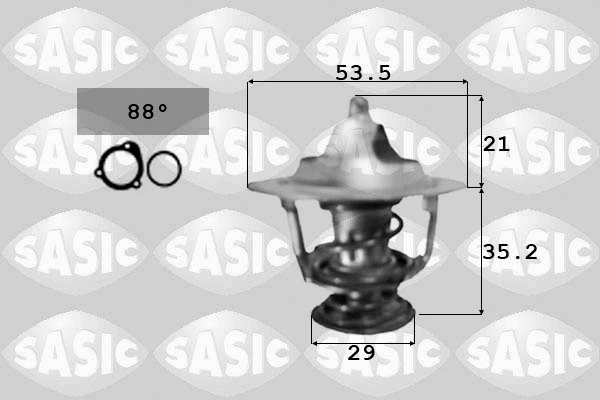 Thermostat, coolant (3381031)