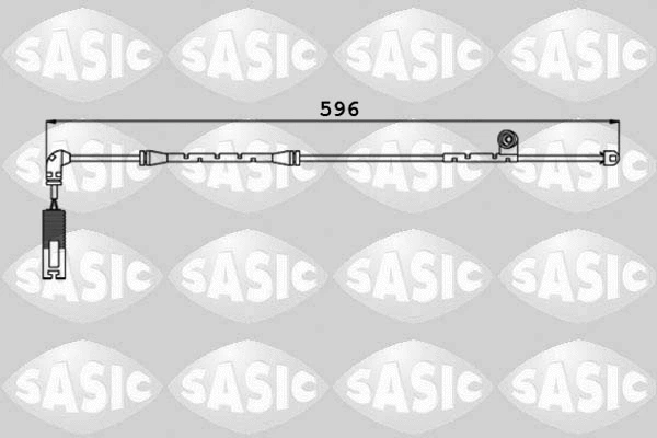 Warning Contact, brake pad wear (6236005)