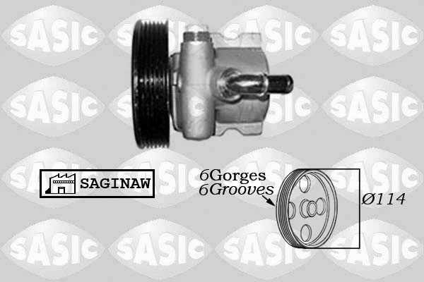 Hydraulic Pump, steering (7070016)