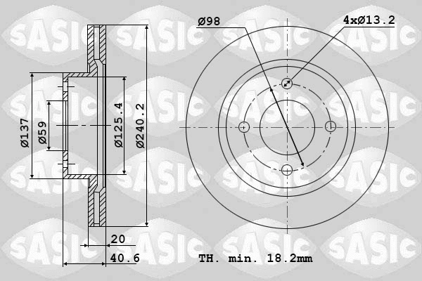 Brake Disc (6106001)