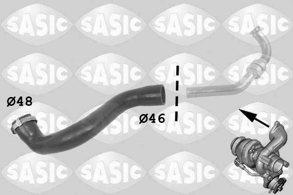Charge Air Hose (3334036)
