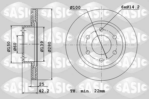Brake Disc (6106014)