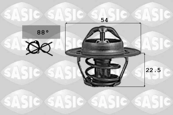 Thermostat, coolant (9000742)