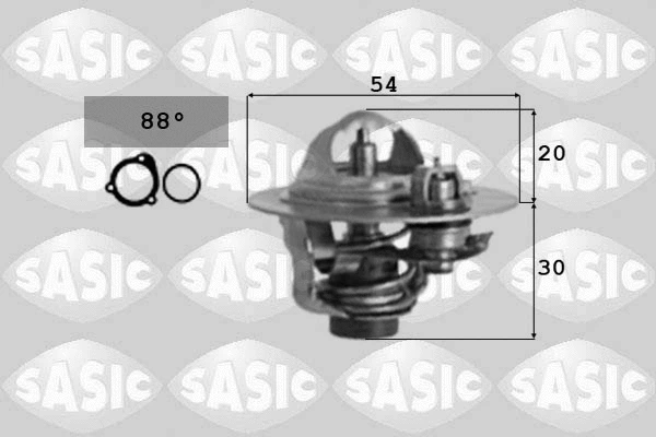 Thermostat, coolant (9000298)