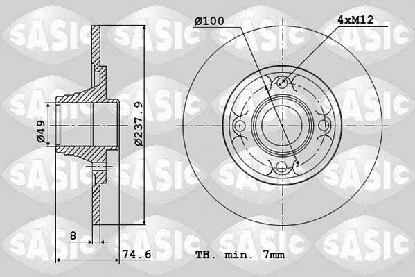 Brake Disc (6104015)