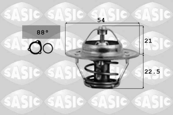 Thermostat, coolant (9000391)