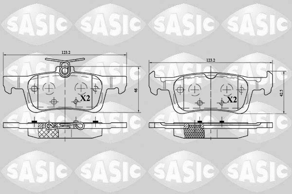 Brake Pad Set, disc brake (6210052)