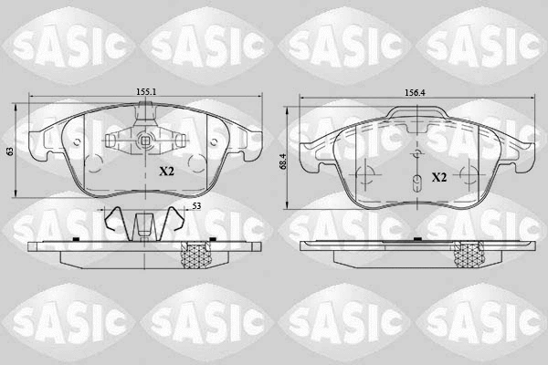Brake Pad Set, disc brake (6214027)