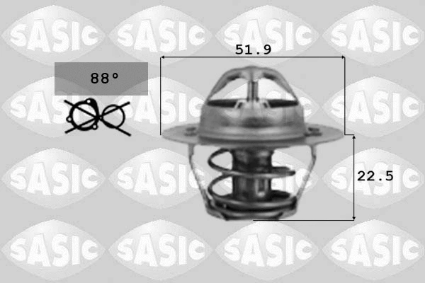 Thermostat, coolant (9000124)