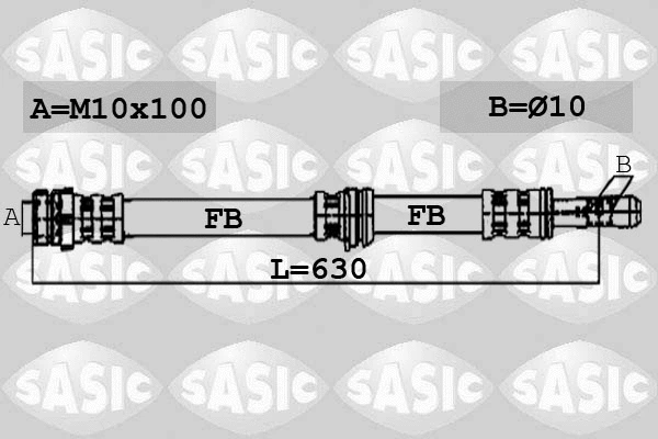 Brake Hose (6600059)