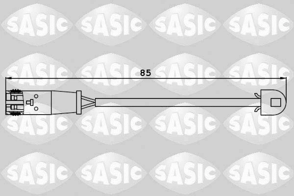 Warning Contact, brake pad wear (6236021)