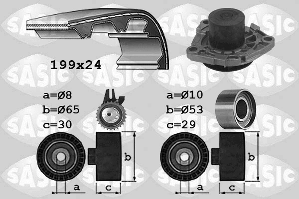 Water Pump & Timing Belt Kit (3906035)