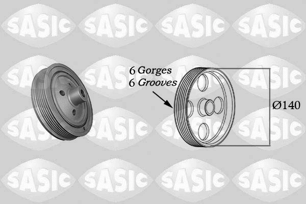 Belt Pulley, crankshaft (2156055)