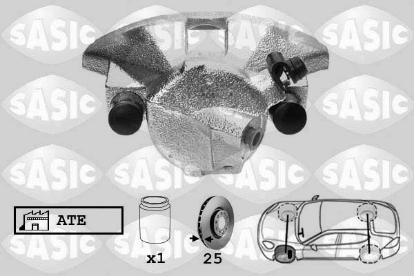Brake Caliper (SCA6184)